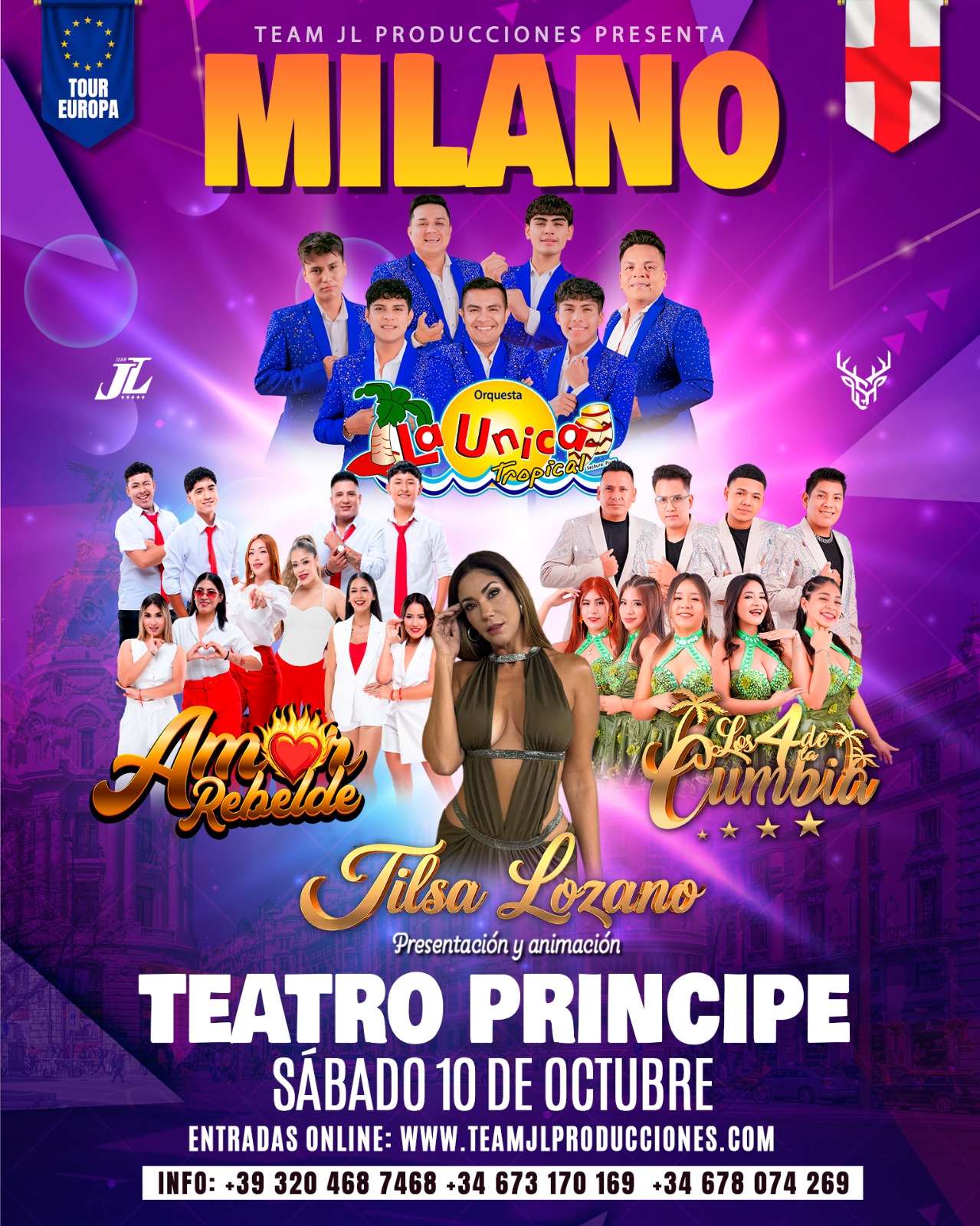 Flyer Concierto Milan